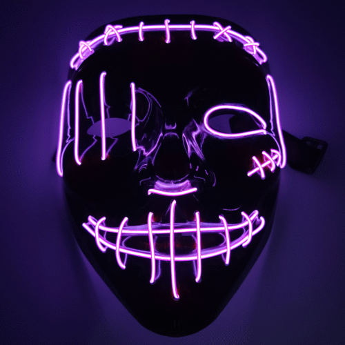 s-l1600 - 2023-12-24T111649.359 Purge Halloween LED Light Up Mask 3 Modes Costume Rave Cosplay Party Clubbing