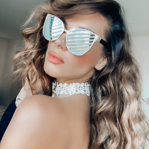 s-l1600 - 2023-12-24T143011.542 Sunglasses BARBIE Pink Princess Metal Cat Eye Oversized Mirror Lens Women ASTRO