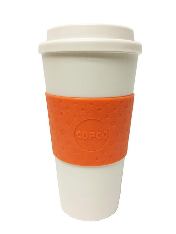 Copco Acadia Insulated Travel Coffee Mug, 16 ounces, Orange 1