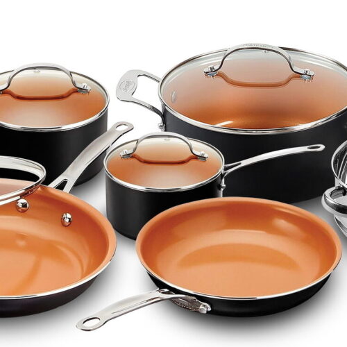 s-l1600 (22) Gotham Steel Pots and Pans Set 10 Pieces Nonstick Ceramic Coating Cookware Set
