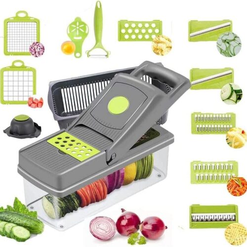 s-l1600 (27) 14- In - 1 Vegetable Fruit Chopper Cutter Food Onion Veggie Dicer Slicer Kitchen