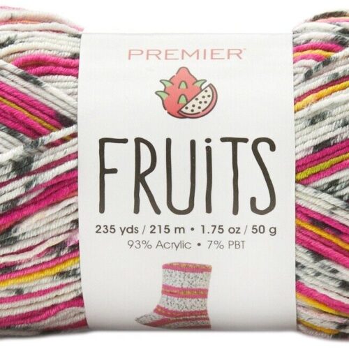 Premier Fruits Yarn-Dragon Fruit - 3 Pack
