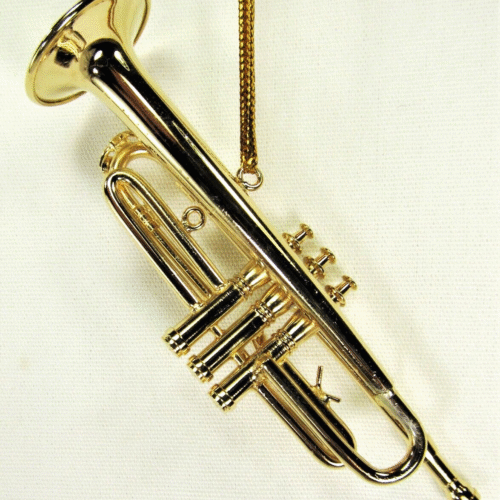 s-l1600 Trumpet Ornament Musical Instrument Collectible Holiday Home Decor