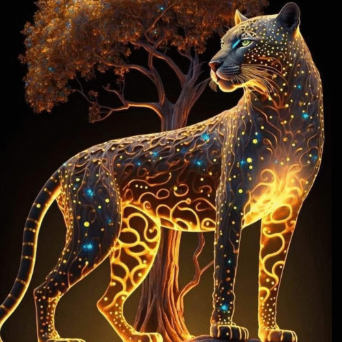 s-l1600 (3) 5D Animals Diamond Painting Kits for Adults,Round Full Drill Diamond Art for Leo