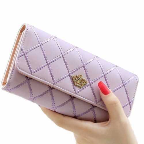 Large Capacity Women Leather Wallet Credit Card Holder Purse Phone Handbag Gift