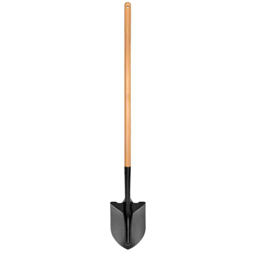 s-l1600 43" GARDEN SHOVEL Hand Digging Tool Spade Lawn Landscaping Wood Handle Light