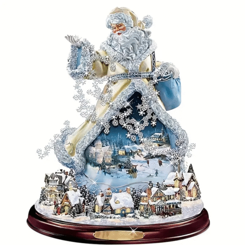 Holiday Acrylic Car Ornament, Backpack Access, Tree Decor -New- Father Christmas