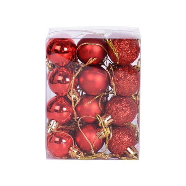 24 Christmas Tree Balls Baubles Xmas Tree Hanging Ornament Home Party Decoration