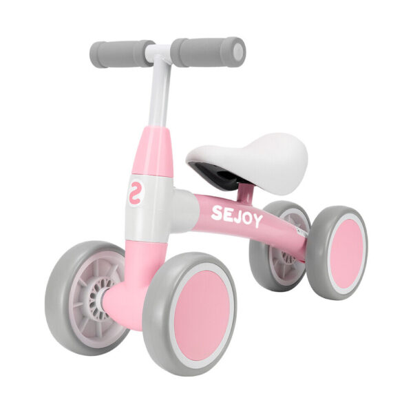 SEJOY Baby Balance Bikes Toys First Gift Children Walker No Pedal Infant Bicycle Pink 1