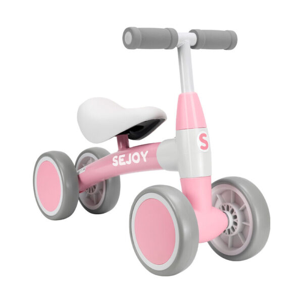 SEJOY Baby Balance Bikes Toys First Gift Children Walker No Pedal Infant Bicycle Pink 2