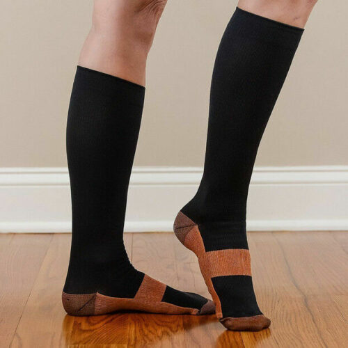 s-l1600 (53) Copper Compression 20-30mmHg Graduated Support Socks Mens Womens S-M