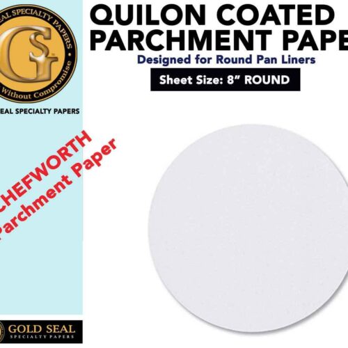 CHEFWORTH Baking Parchment Paper Pan Liner Round Circles 100 Sheet PK Multi-Size