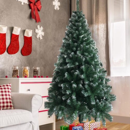 s-l1600 (6) 6FT Christmas Tree Pine Artificial PVC Festival Xmas Indoor Outdoor Decor
