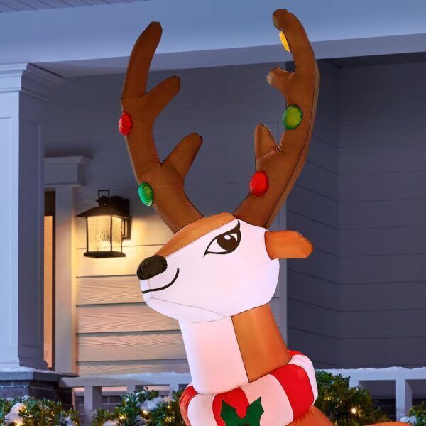 6FT CHRISTMAS LED INFLATABLE REINDEER 3