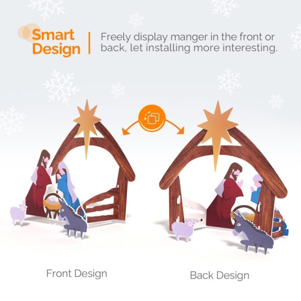 Christmas Nativity Set for Outdoor Decoration Nativity Scene Christmas Decor 3