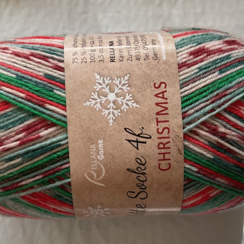 Rellana Flotte Socke Sock yarn Christmas