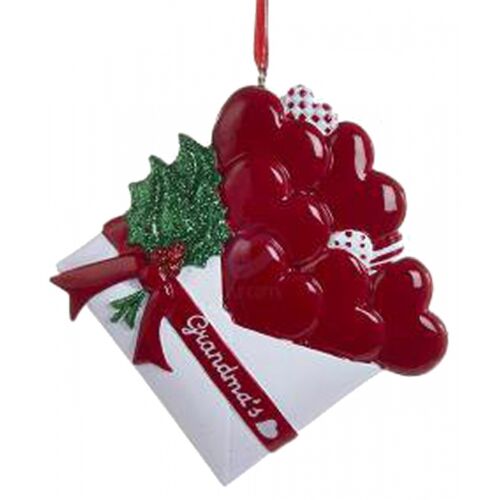 Grandmas Letter From Family Decoration Adult Christmas
