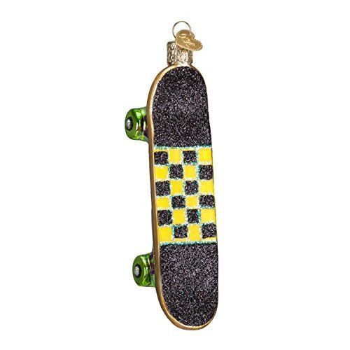 Old World Christmas Skateboard Glass Tree Ornament Decoration