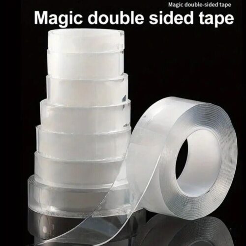 Alien Tape Nano Tape Stick Nano Tape Locks Anything Reusable Tape Transparent