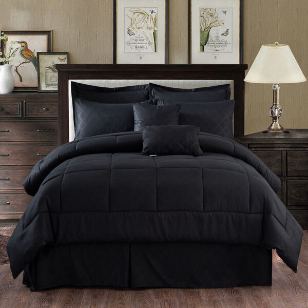 Queen Size Comforter Set All Season Down Alternative Comforter