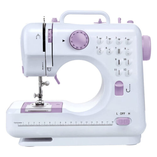 Electric Sewing Machine Portable Crafting Mending Machine 12 Built-In Stitches