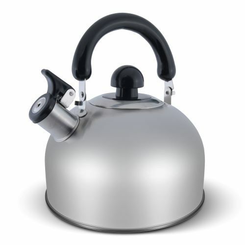 Stainless Steel Whistling Kettle Tea Pot with Handle