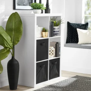 Textured White 6-Cube Storage Organizer by Better Homes & Gardens"