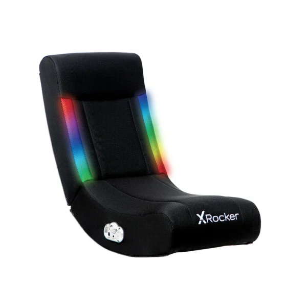 X Rocker Solo RGB Audio Floor Rocker Gaming Chair - Black Mesh - 29.33 in x 14.96 in x 24.21 in 1
