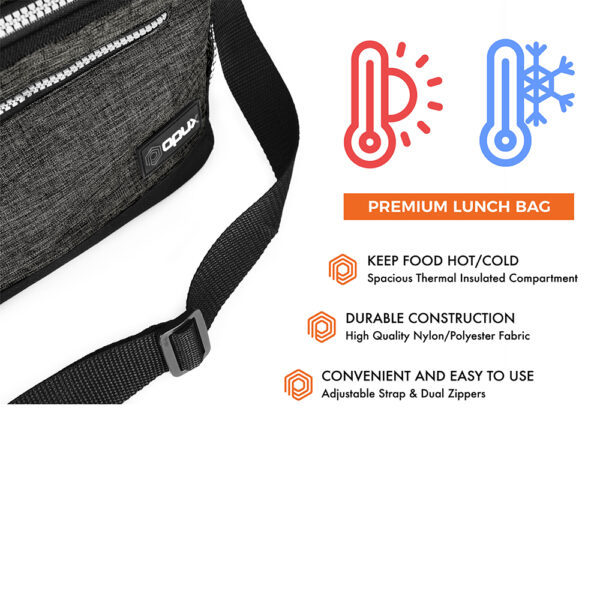 Insulated Lunch Bag Leakproof Thermal Bento Cooler Tote for Women and Men Kids 3