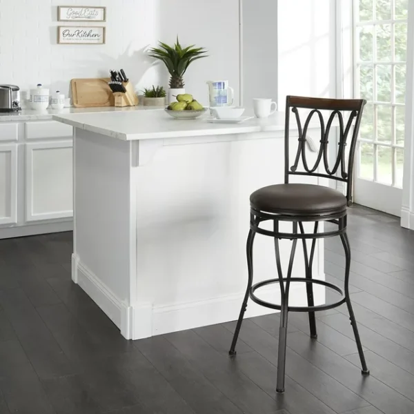Better Homes & Gardens Adjustable 24" or 29" Swivel Barstool - Oil Rubbed Bronze 3