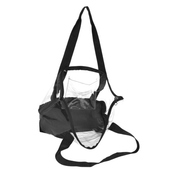 DALIX Clear Shopping Bag Security Work Tote Shoulder Bag Womens Handbag 2