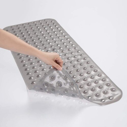51L+3OV+emL._AC_SL1001_ AmazerBath Bath Tub Mat, 40 x 16 Inches Non-Slip Shower Mats with Suction Cups and Drain Holes, Bathtub Mats Bathroom Mats Machine Washable