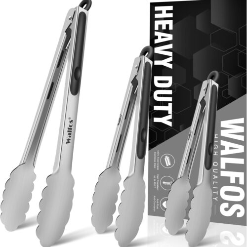 617hL7+lIJL._AC_SL1500_ Heavy Duty Locking Metal Food Tongs Non-Slip Grip