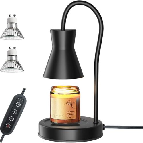 61fxdqQWvNL._AC_SX679_ Candle Warmer Lamp, Electric Candle Lamp Timer and Dimmer Candle Melter with 2 Bulbs, Melter Scented Candle Height Adjustable Compatible with Jar Candles, House Warming Gifts