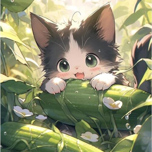 71CxirCNf2L._AC_SX679_ Cat Diamond Painting Kits for Adults-Cat Diamond Art Kits for Adults,Cat Gem Art Kits for Adults for Gift Home Wall Decor
