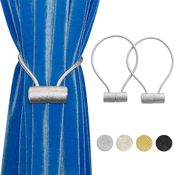 Style Decorative Weave Rope Curtain Holdbacks Holder for Window Sheer Blackout Drapries Office 2