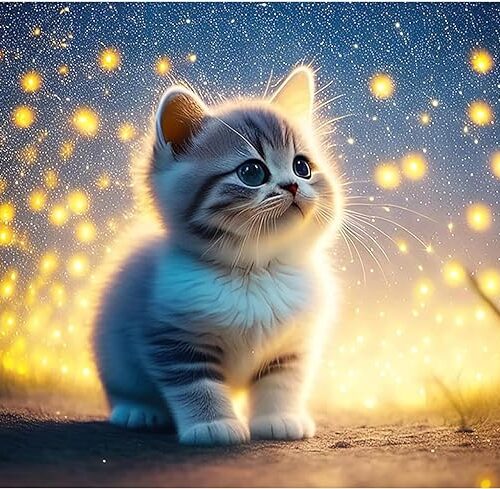 81E7iiWQxmL._AC_SX679_ Cat Diamond Painting Kits for Adults-Cat Diamond Art Kits for Adults,Cat Gem Art Kits for Adults for Gift Home Wall Decor