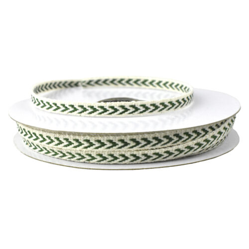 9706bf5a-51a1-54bc-860f-e544e058ae14 Chevron Stripes Woven Ribbon, 1/8-Inch, 10-Yard