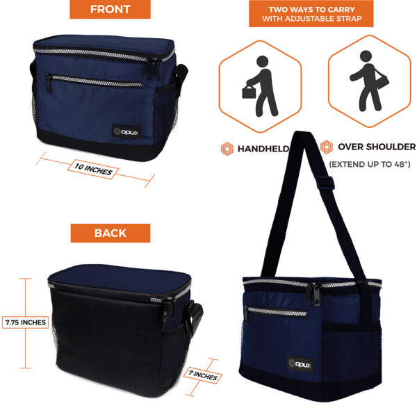 Insulated Lunch Bag Leakproof Thermal Bento Cooler Tote for Women and Men Kids 3