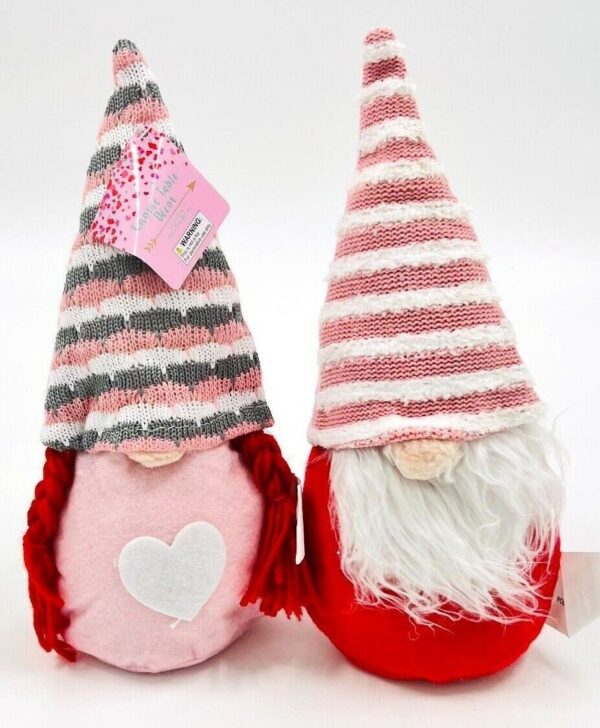 Valentine's Day Faceless Gnome Plush Dolls Table Decor Gift Hearts Love 1