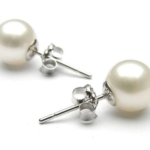 s-l1600 - 2024-01-03T151522.806 18kt white gold plated Womens 8mm pearl studs Earrings