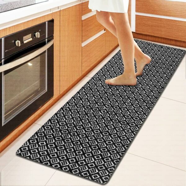 Anti Fatigue Kitchen | Bedroom | Bathroom Standing Cotton Mat Runner 15''x48'' 1