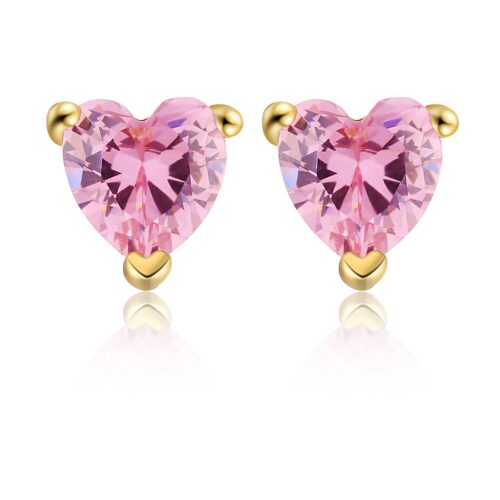 s-l1600 - 2024-01-10T110043.188 Fashion Women Toddler Girl 14K Plated Heart Earring Sterling