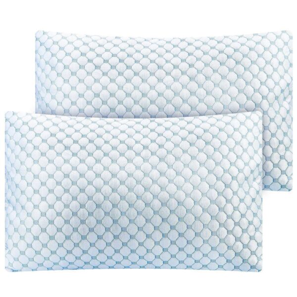 Cooling Memory Foam Pillows Gel Infused Cool Pillow for Sleeping King Size 2