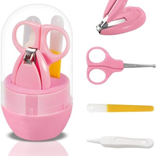 s-l1600 - 2024-01-10T160053.499 Baby Infant Nail Clipper Trimmer Scissor File Nasal Tweezer Grooming Kit Set
