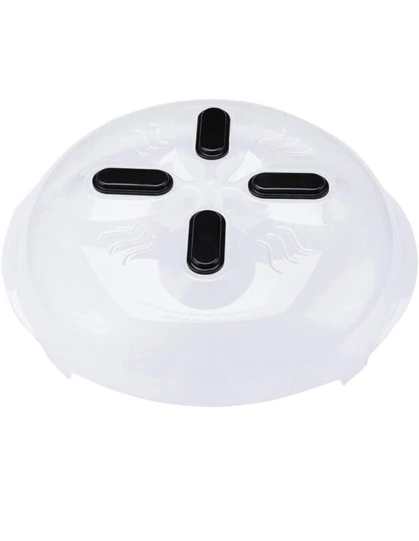 Magnetic Microwave Anti Splatter Cover Plate Guard Lid With Steam Vent 1