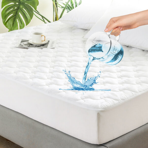 ALL Size Mattress Pad Soft Protector Quilted Cover Breathable Waterproof 3