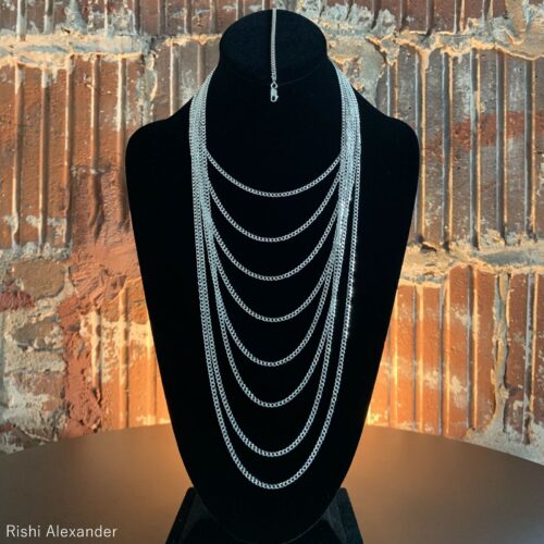 s-l1600 - 2024-01-11T132231.476 Real 925 Sterling Silver Mens Diamond Cut Curb Cuban Chain Bracelet or Necklace