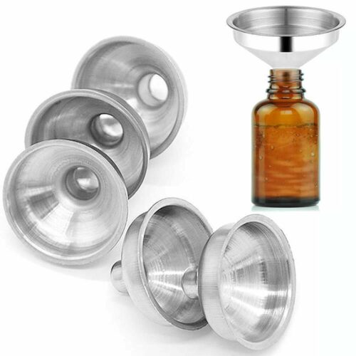 s-l1600 - 2024-01-12T130601.009 5Pcs Mini Stainless Steel Funnel For Perfume Diffuser Bottle Liquid Oil Flask US
