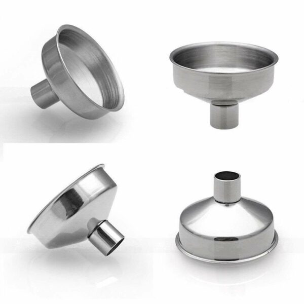 5Pcs Mini Stainless Steel Funnel For Perfume Diffuser Bottle Liquid Oil Flask US 2
